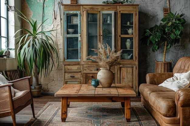Decoração de casas de campo e fazendas: o charme atemporal dos móveis de madeira